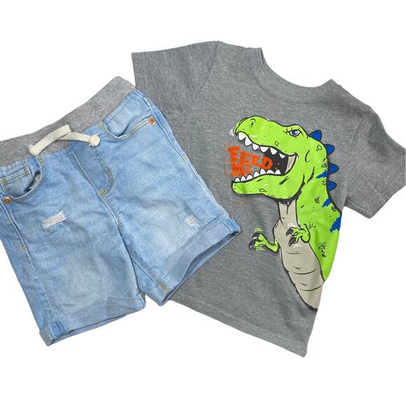 Garanimals & Old Navy Shirt With Shorts Set Size 2T - Picture 1 of 5